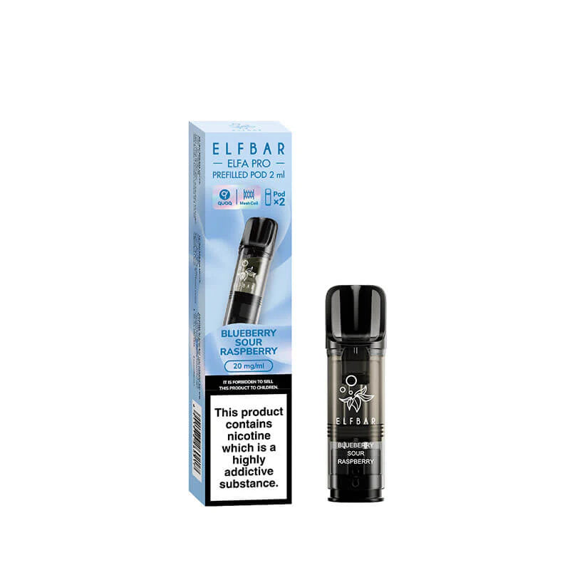 Elfbar Elfa Pro 2 ML Prefilled Pod - Blueberry Sour Rasberry