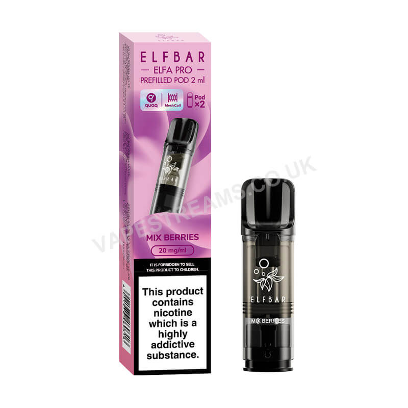 Elfbar Elfa Pro 2ML Prefiled Pod - Mix Berries