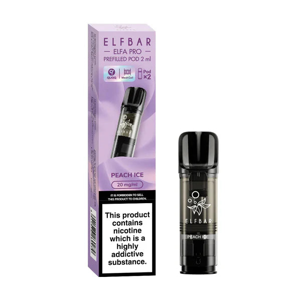Elfbar Elfa Pro 2 ML Prefilled Pod - Peach Ice
