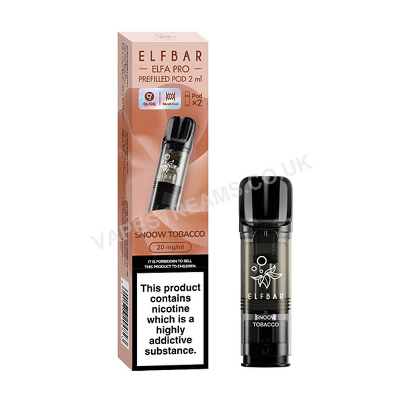 Elfbar Elfa Pro 2 ML Prefilled Pod - Snow Tobacco